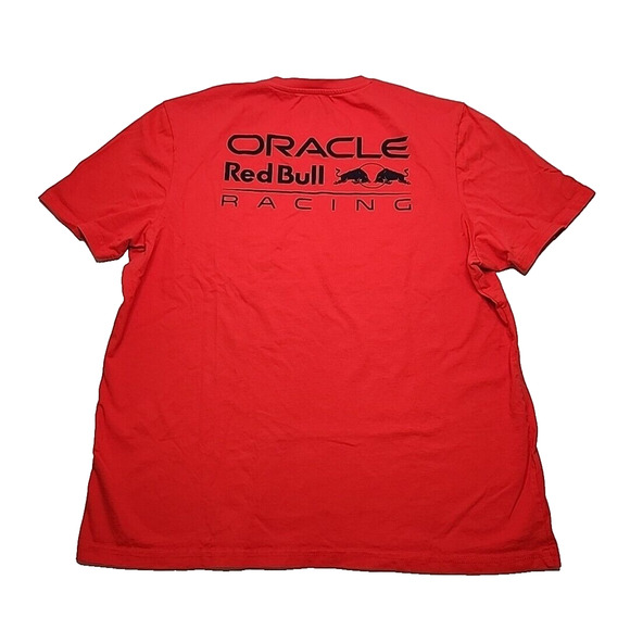 Oracle Red Bull Racing T-Shirt Short Sleeve Cotton Tee Crew Neck F1 Castore - Picture 12 of 14
